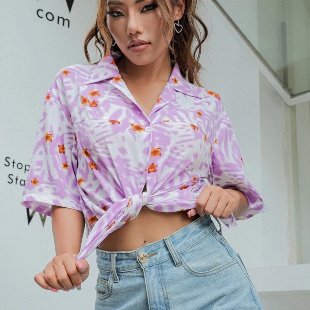 Tie Diy print shirt